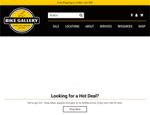 Tablet Screenshot of bikegallery.com